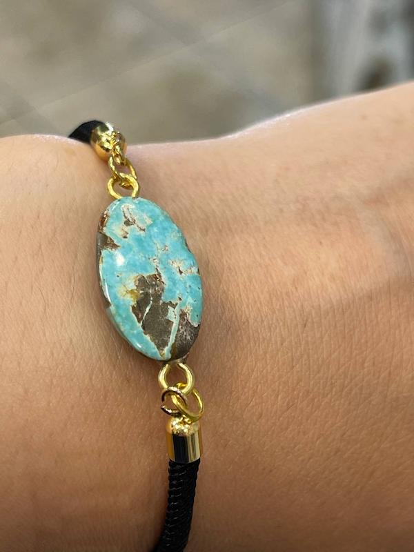 دستبند سنگ فیروزه