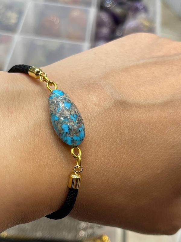 دستبند سنگ فیروزه نیشابور