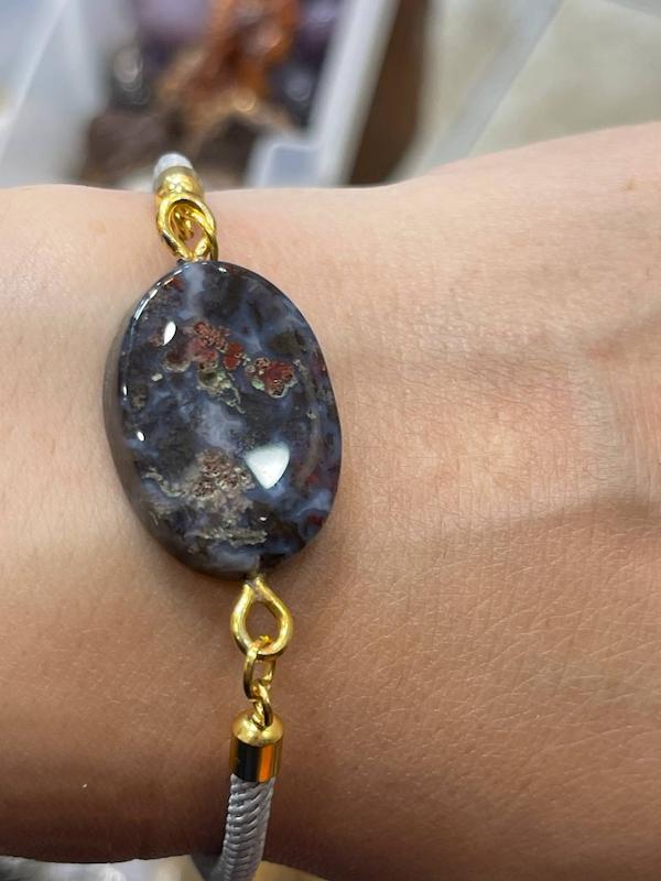 دستبند سنگ عقیق شجر منظره