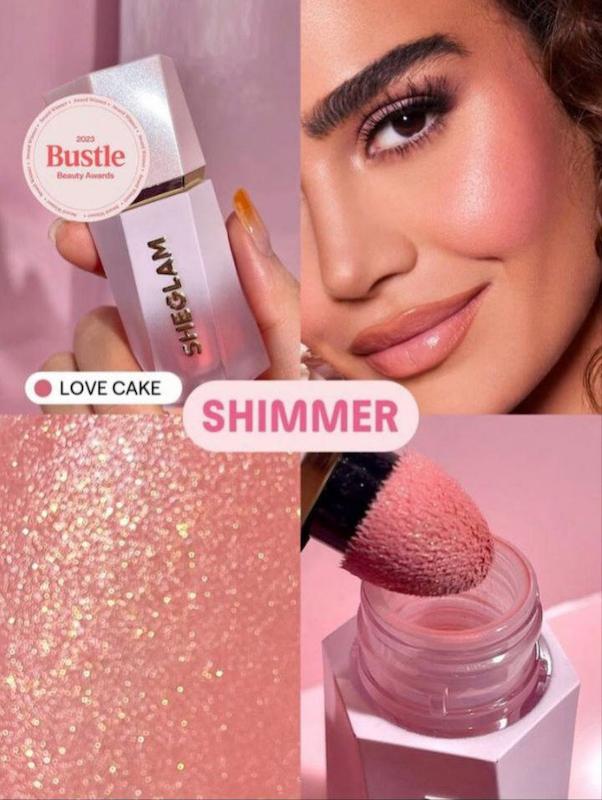 رژگونه مایع مات شیگلم مدل COLOR BLOOM رنگ PETAL TALK