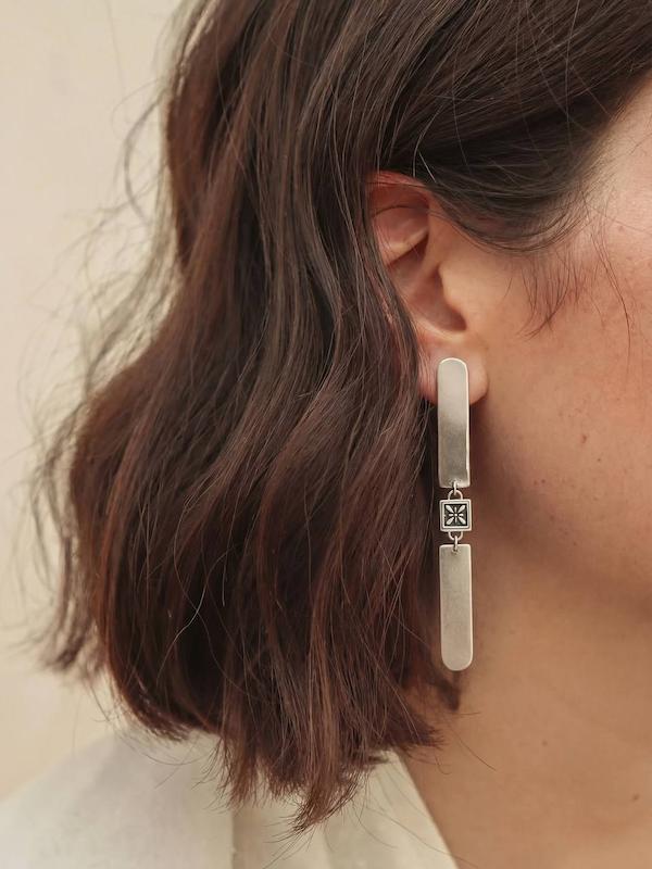 گوشواره دست ساز | کدE062