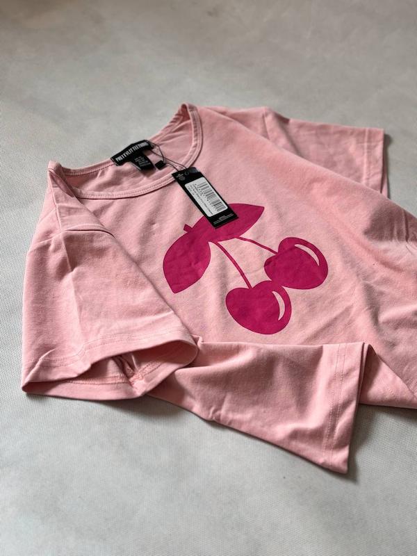 تیشرت کراپ دخترانه/کشی