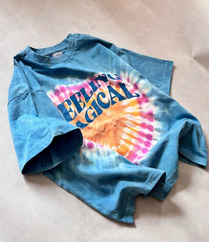 تیشرت کراپ دخترانه/ابرو بادی