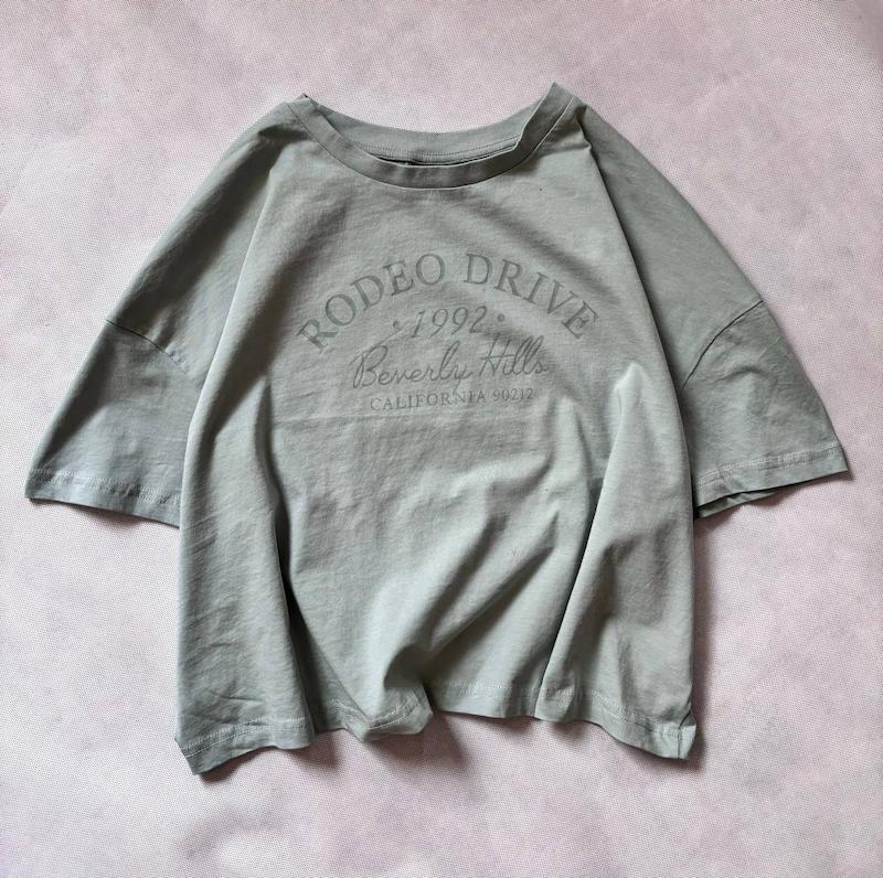 تیشرت کراپ دخترانه/نخ پنبه