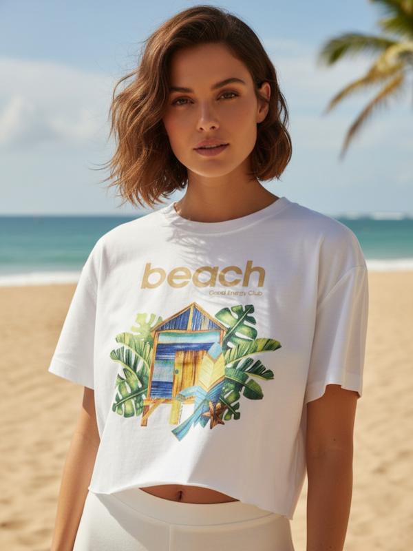  کراپ تیشرت fox