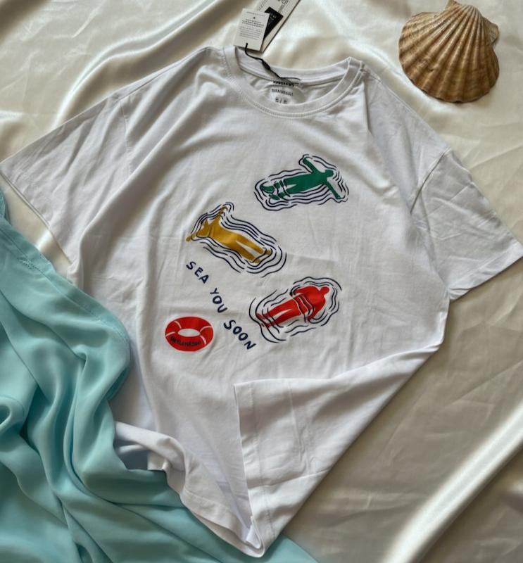 تیشرت sea you soon/نخ پنبه/یونیسکس