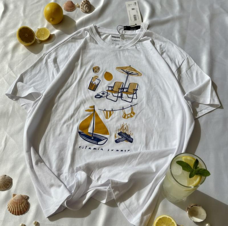 تیشرت vitamin summer/ یونیسکس/نخ پنبه