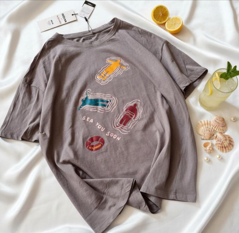 تیشرت sea you soon/یونیسکس/نخ پنبه