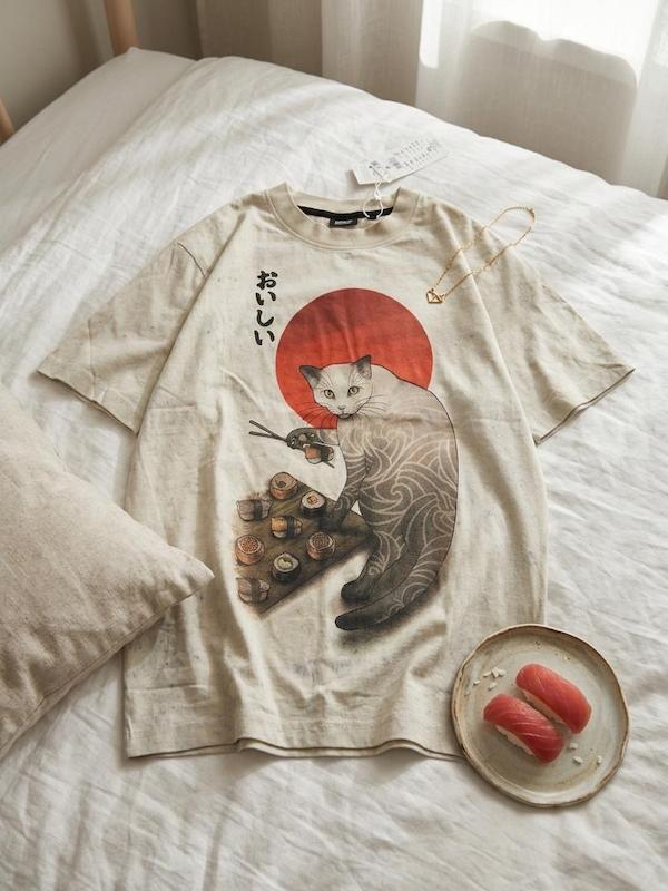 تیشرت برند cropp/سوشی
