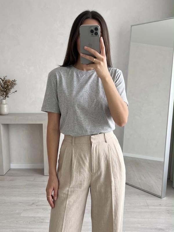 تیشر نخ پنبه denim/بیسیک