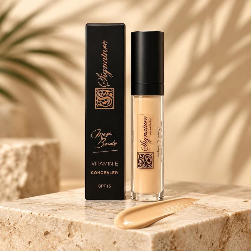کانسیلر مایع سیگنیچر (Signature) با پوشش کامل و حاوی ویتامین E و SPF15