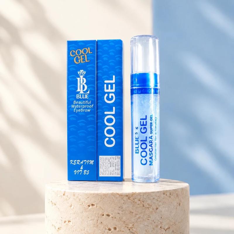 ژل لیفت و حالت‌دهنده ابرو برانوس مدل کول ژل (Blue B Cool Gel) – ماندگاری بالا، بدون سفیدک و بدون ریزش