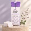 پد آرایش پاک کن مربعی سون سان بسته ۸۰ عددی | Seven Sun Viscose Cotton Pads