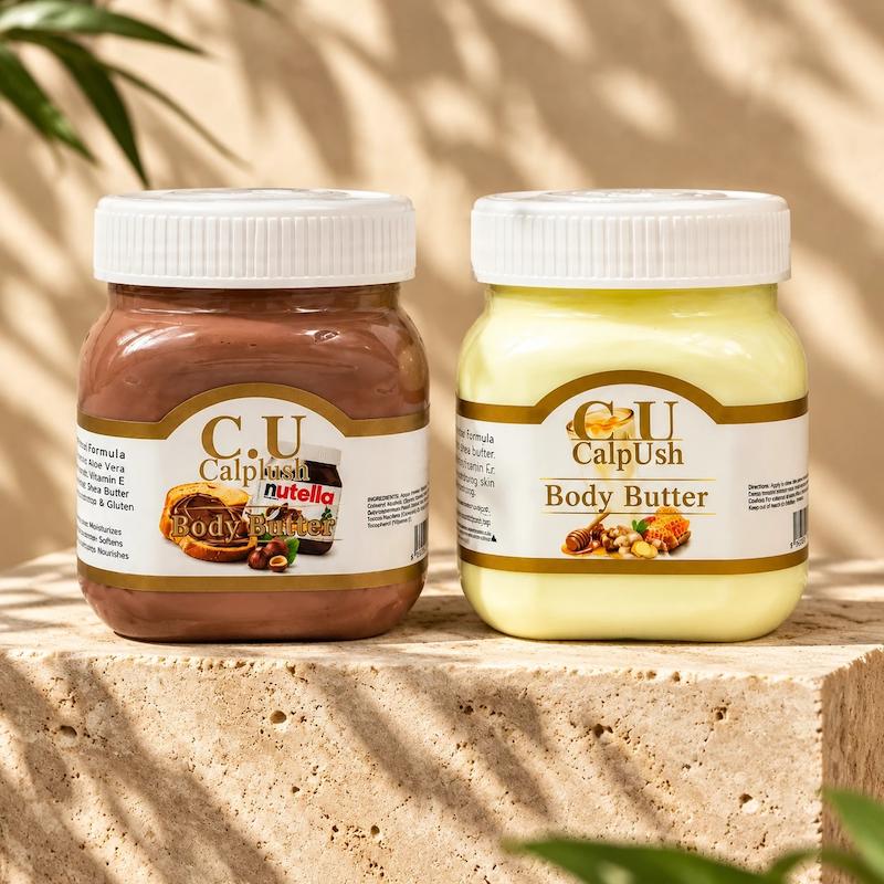 ره بدن کالپوش (Calpush Body Butter) حجم ۲۵۰ میل | بمب آبرسان، نرم‌کننده عمیق با بافت خامه‌ای غلیظ