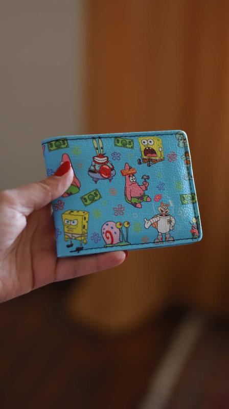 کیف پول باب اسفنجی