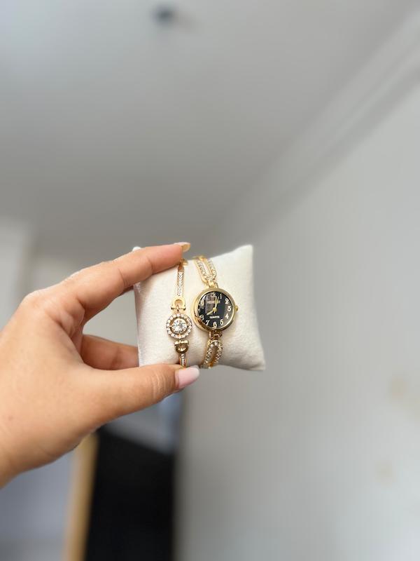 ست ساعت و دستبد مجلسی