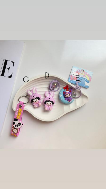 سرکلیدی و آویز کیف کرومی