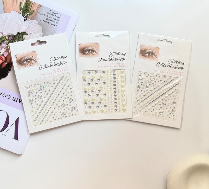 نگین چسبی مو