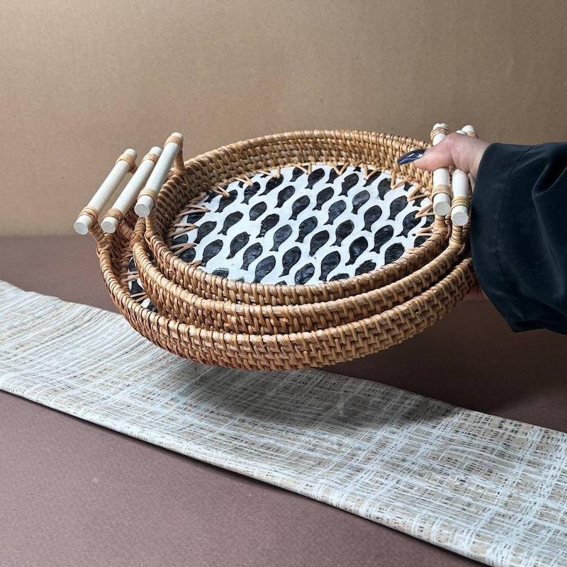 سینی روتان 3 سایز وارداتی