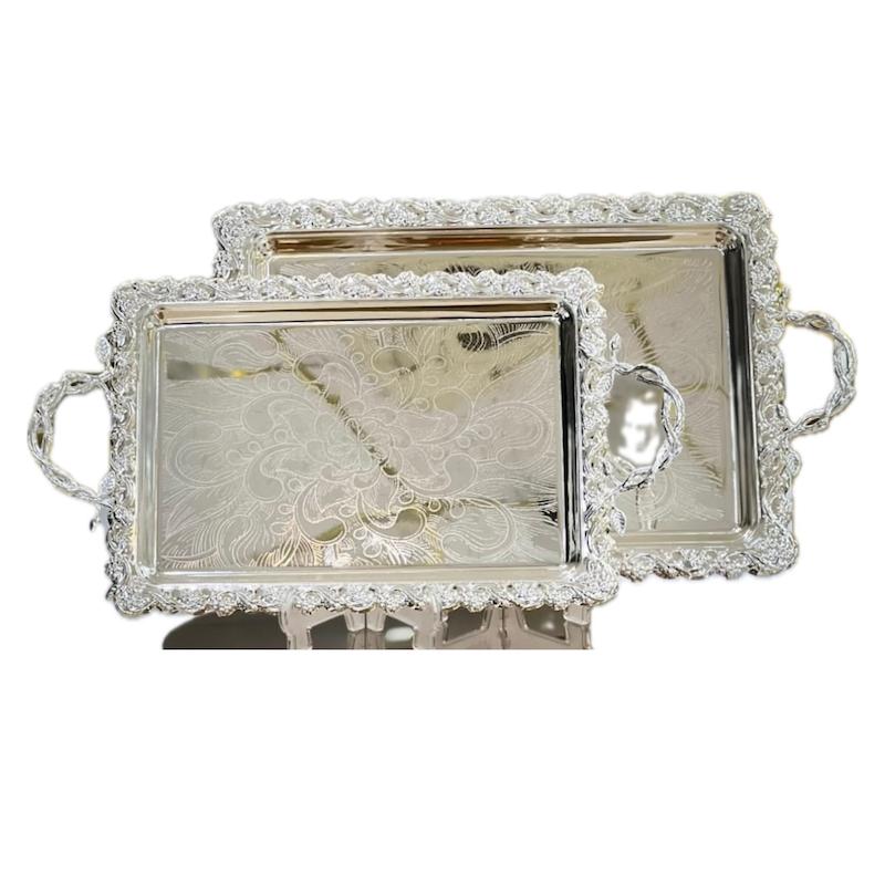 سینی پذیرایی مستعطیل(۲عددی)