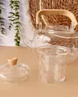 قوری پیرکس دسته بامبو وارداتی( 1200حجم)