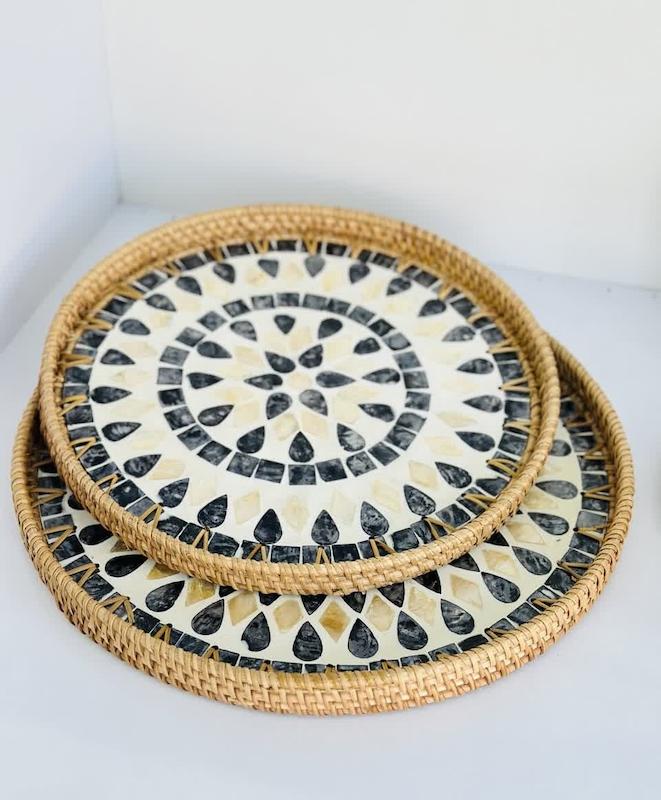 سینی کف صدفی (۲ سایز)