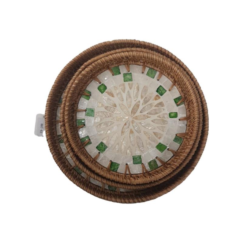 سینی کف صدفی (۳سایز)