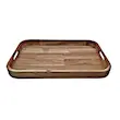 سینی پذیرایی چوب رابر الرم تیره(کوچک و بزرگ)