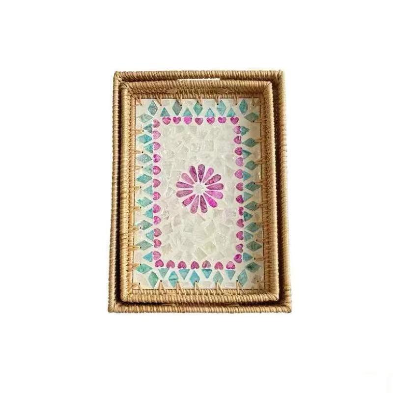 سینی کف صدفی مستعطیل (در ۲ سایز)