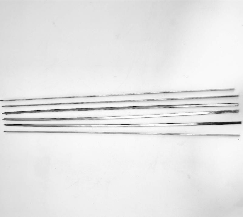 سیخ جیگر استیل 2 میل 50 سانت