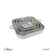 آبکش استیل مربع پایه دار4 سایز یونیک ( اصل ) UN-4091