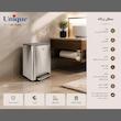 سطل زباله چهارگوش 20 استیل باآرام بند UN2-4300