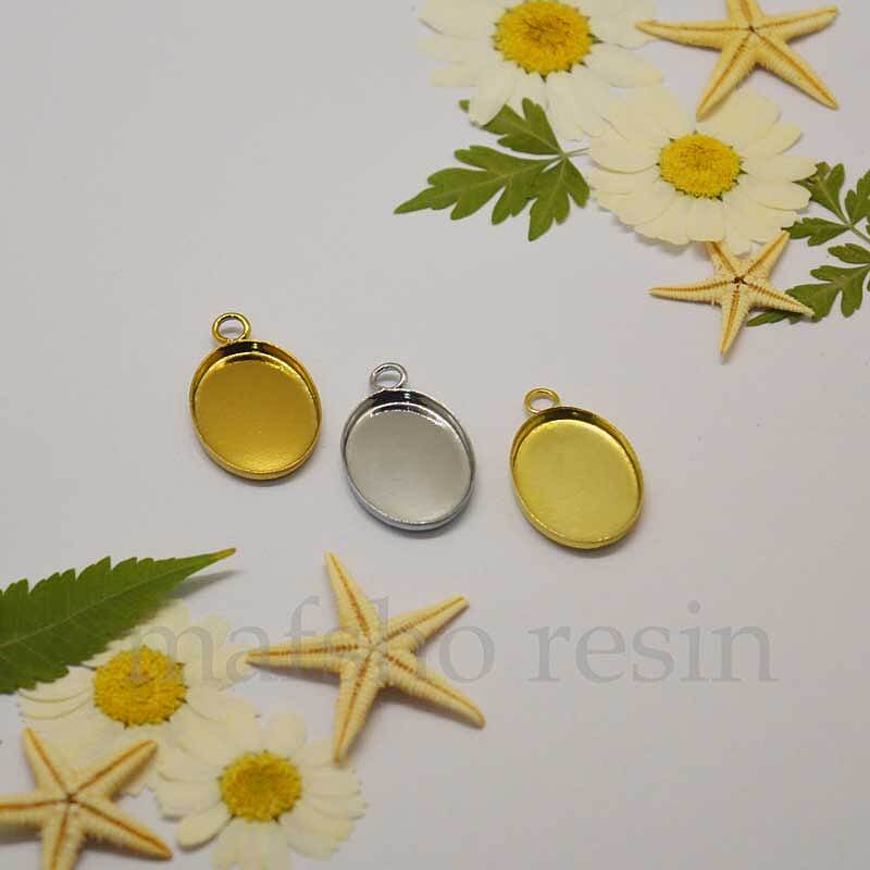 گوشواره بیضی 2 سانت کفه دار