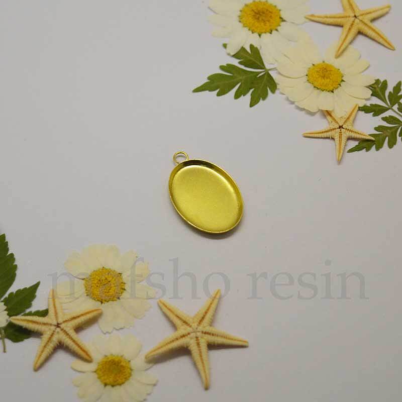 گوشواره بیضی 2.5 سانت کفه دار