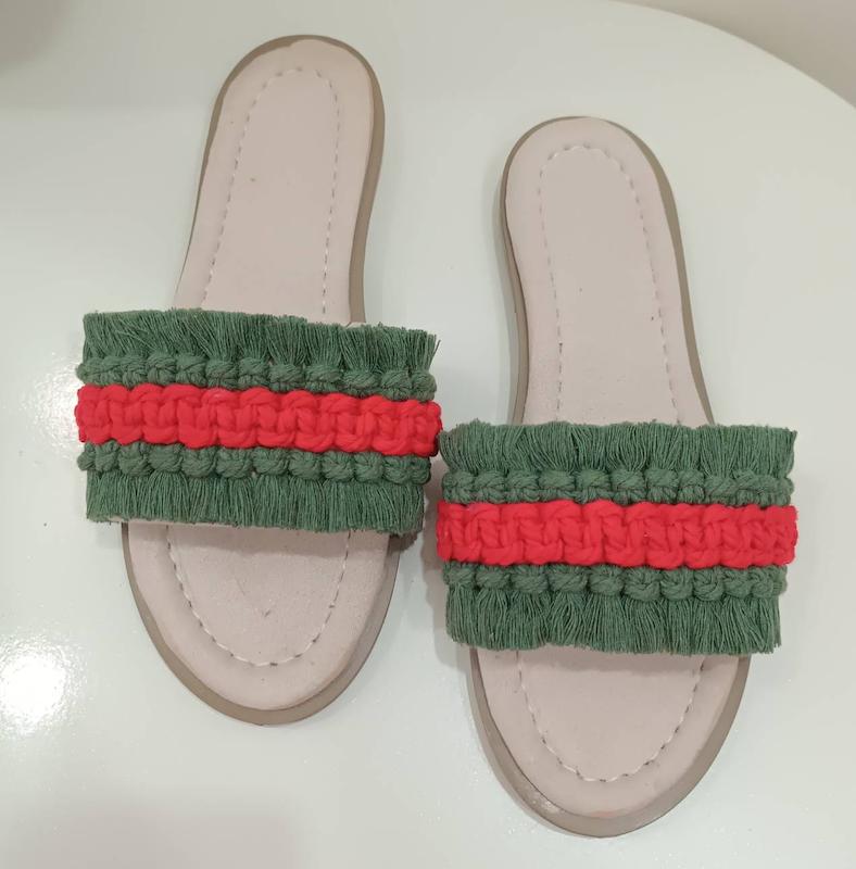 صندل مکرومه زنانه