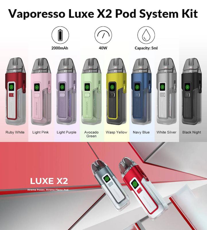 ویپ پاد لوکس ایکس 2 ویپرسو vaporesso luxe x2