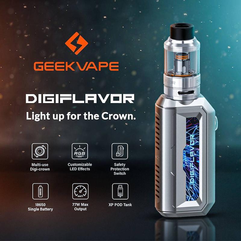 ویپ اکس پی ۷۷ دیجی فلیور Geekvape Digiflavor XP 77W به همراه باتری