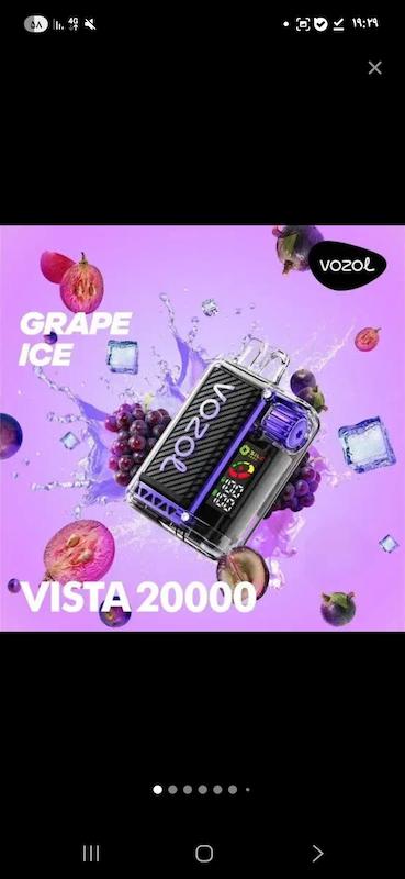 پاد یکبار مصرف وزول ویستا 20000 پاف VOZOL VISTA