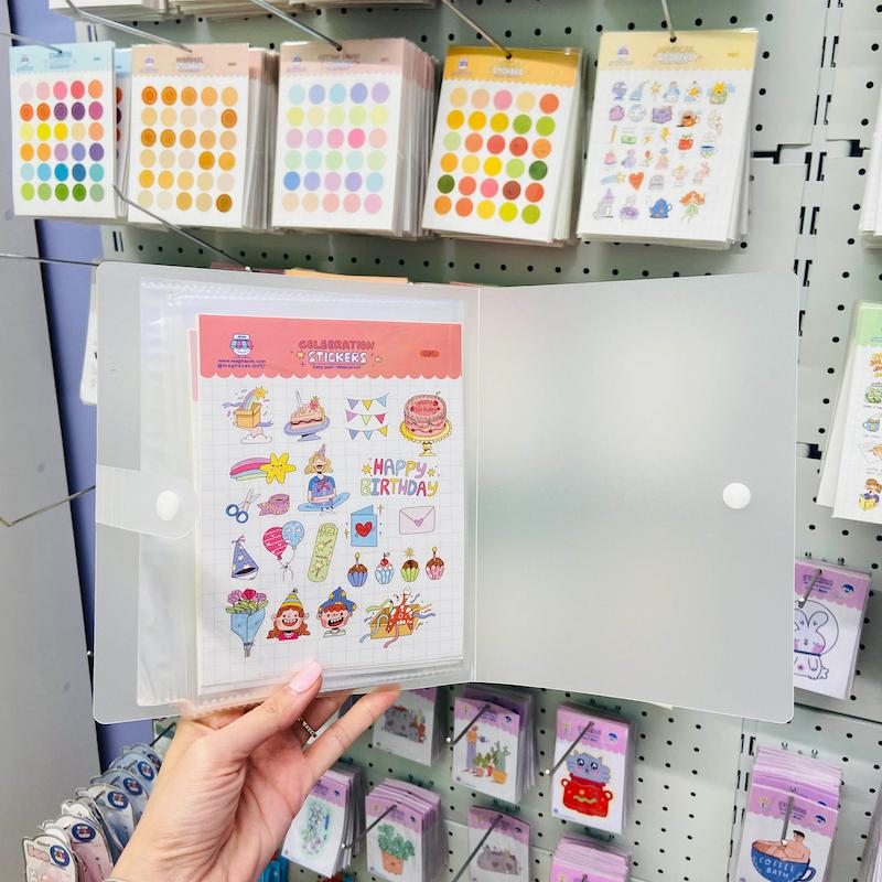 آلبوم شفاف استیکر