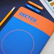 دفتر بدون خط طرح Sketch