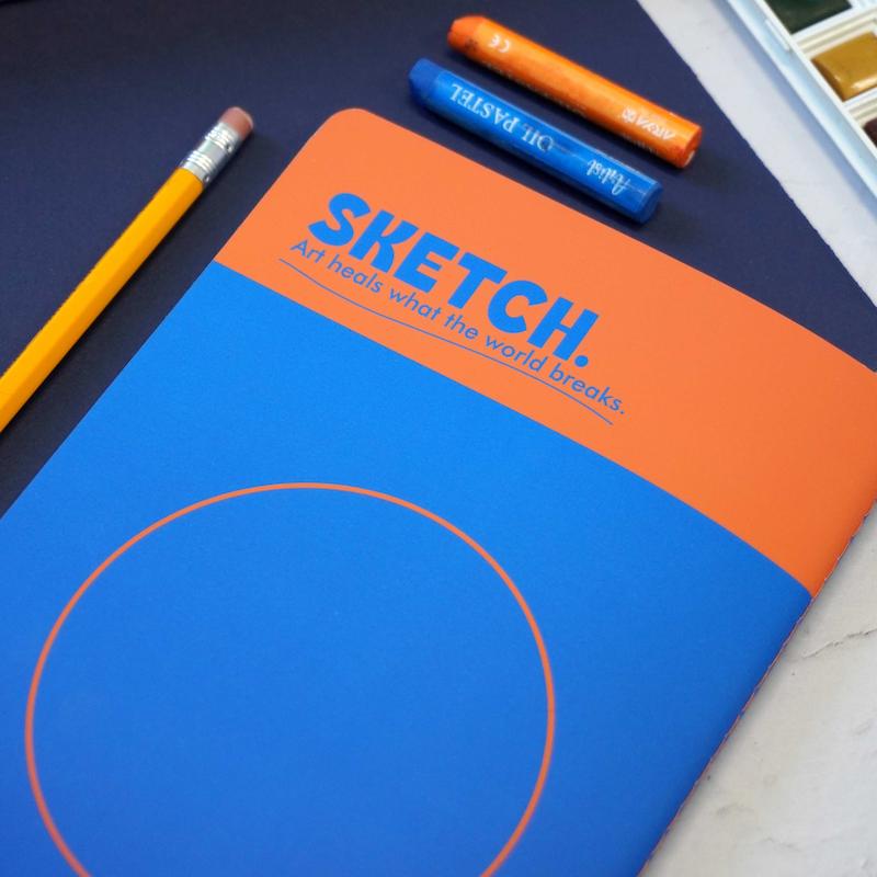 دفتر بدون خط طرح Sketch