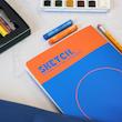 دفتر بدون خط طرح Sketch