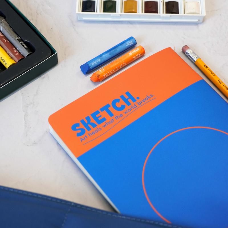 دفتر بدون خط طرح Sketch
