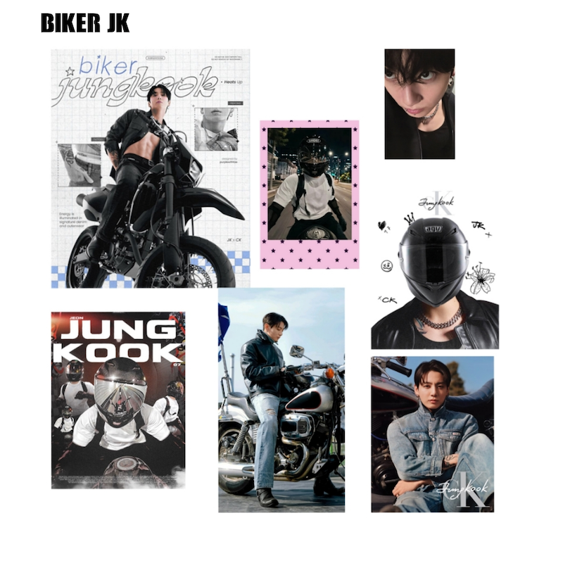 پک پست کارت biker jk 