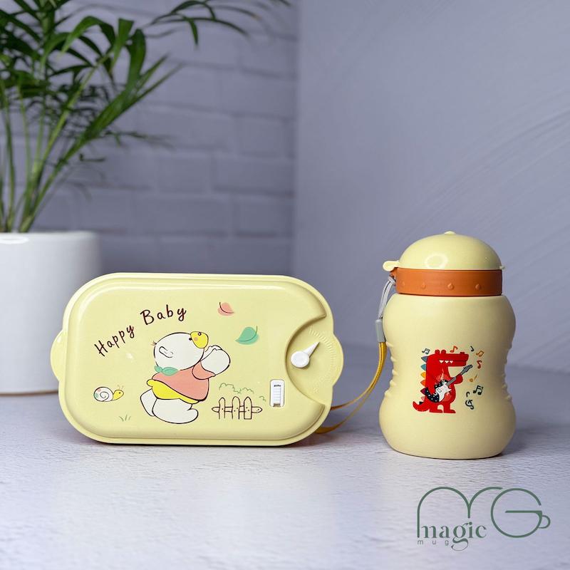 ست ظرف غذا و قمقمه کودک کد ۰۰۰۱۸