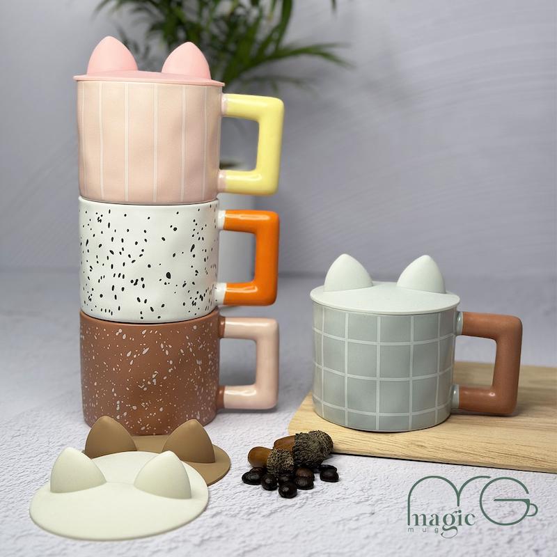 ماگ درب سیلیکونی طرح دار کد ۰۰۰۳۰