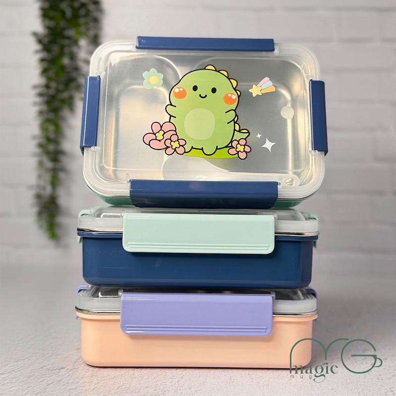 ظرف غذا استیل دایناسوری کد ۰۰۰۸۴