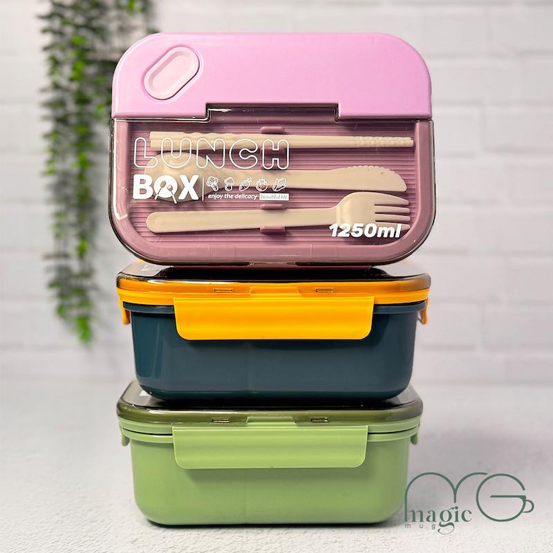 ظرف غذا چاپستیک دار ۱۲۵۰ میل کد ۰۰۰۸۸