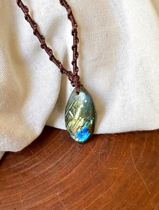 گردنبند سنگ لابرادوریت