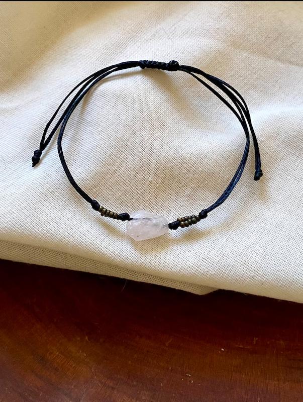 دستبند سنگ‌ رزکوارتز